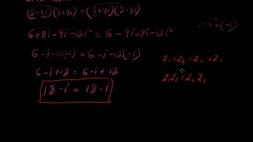 Commutative property of complex numbers with respect to addition & multiplication #commutativelaw