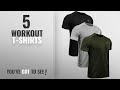 TOP 10 Workout T-shirts For Men: Neleus Men's 3 Pack Mesh Athletic Running T