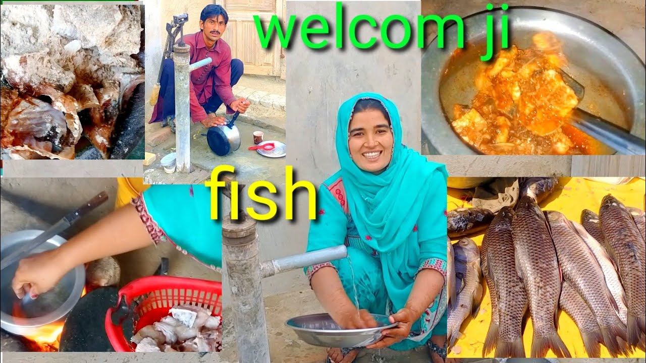 Uzma Api R shahid veer or uzma api ki tara hm ny b fish fry ki .fish fry rispe ...