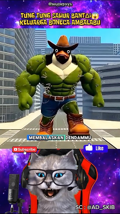 TUNG TUNG SAHUR M€MBANT∆i 🙀 KELUARGA BONECA AMBALABU⁉️ #brainrot #tungtungsahur