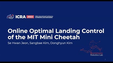Online Optimal Landing Control for the MIT Cheetah - ICRA 2022