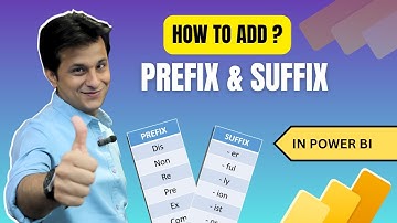 11.4 How to Add Prefix and Suffix in Power BI (Power Query) | Power BI Tutorial for Beginners