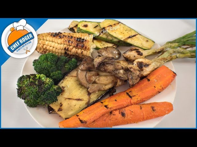 Parrillada saludable, parillada de verduras | Chef Roger Oficial