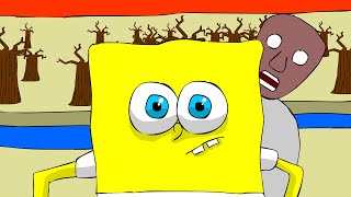 SpongeBob in Granny Horror Game Animation Part 4 - Lost in a Desert Place screenshot 5