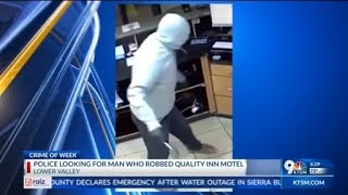Police looking for armed man who robbed motel