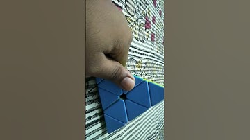 #first case  (after making v) of advanced method for solvingpyraminx #pyraminx #cube #viral shorts