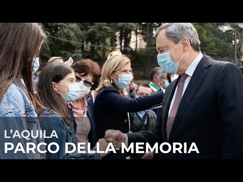 Il Presidente Draghi a L'Aquila