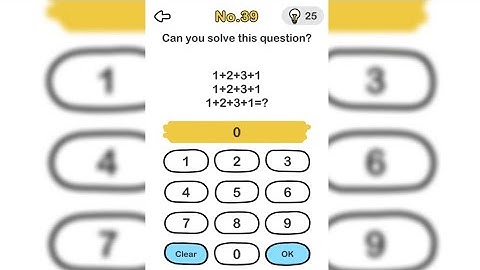 Can You Solve This Question? Brain Out Level 39 Walkthrough Answer