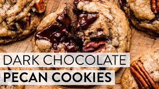 Dark Chocolate Pecan Cookies