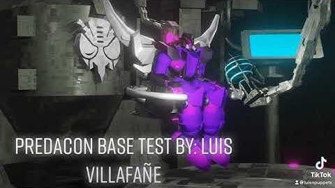 Beast Wars animation test protoform Megatron in the Predacon command center #beastwars #transformer