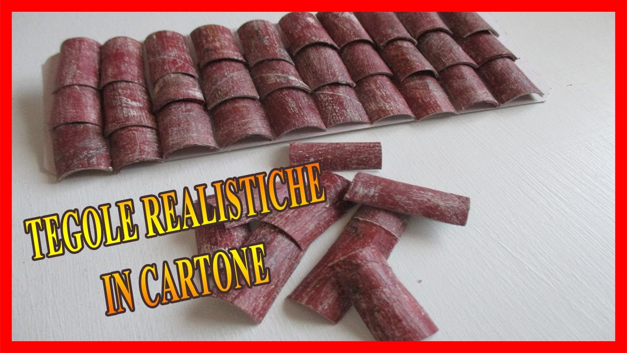TEGOLE ARTISTICHE FAI-DA-TE: CREALE  CON I ROTOLI DI CARTA IGIENICA SEGUENDO IL  MIO TUTORIAL
