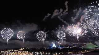 Magic Kingdom New Years Eve 2013 Fantasy In The Sky Fireworks Full Show From California Grill