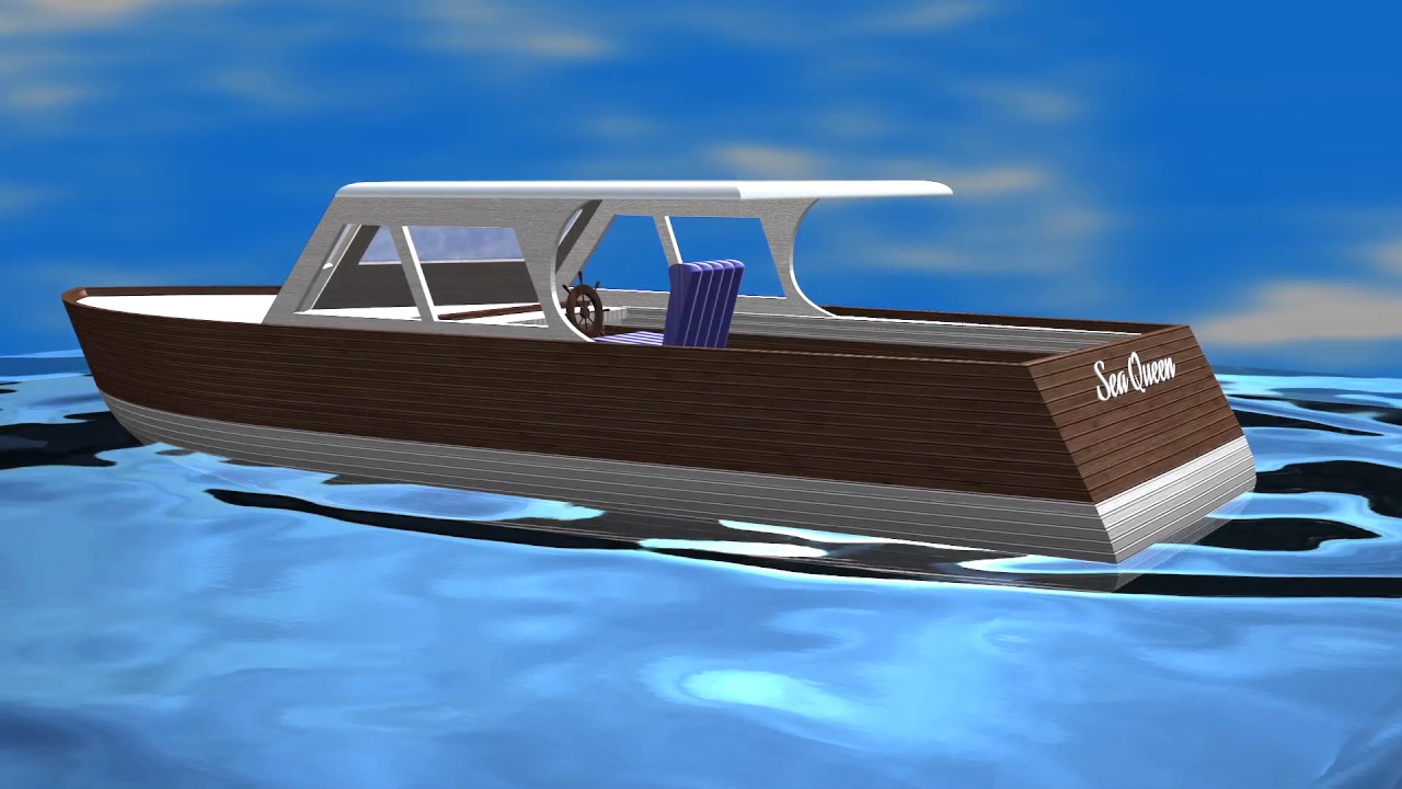 Sea Queen - 3D Fishing Boat Model - Motion 5 - YouTube