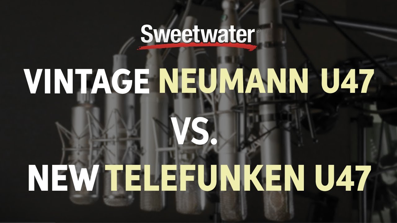 Vintage Neumann U47 vs. New Telefunken U47 Mic Comparison - YouTube