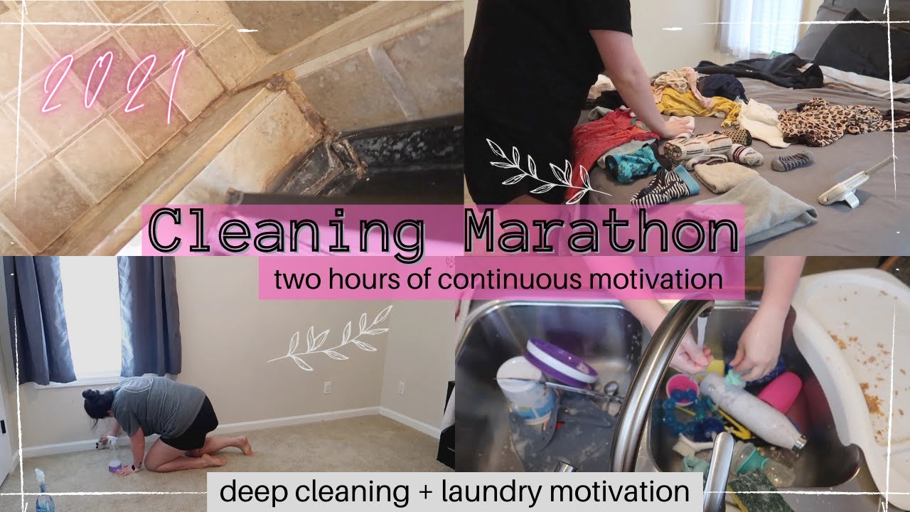 2021 ULTIMATE CLEAN WITH ME MARATHON // 2 HOURS OF CONTINUOUS CLEANING ...