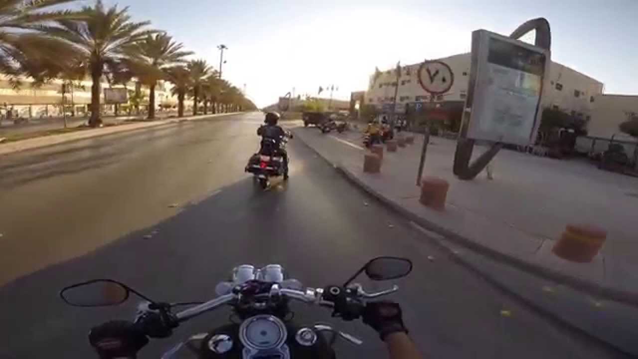 GOPro Harley Davidson friday morning ride in Riyadh Saudi 