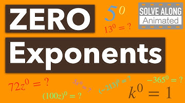 Solve Along Video: Zero Exponents [Animated | Easy to Follow] - Math / Pre-algebra
