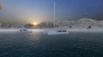 winter snow fall | lumion animation