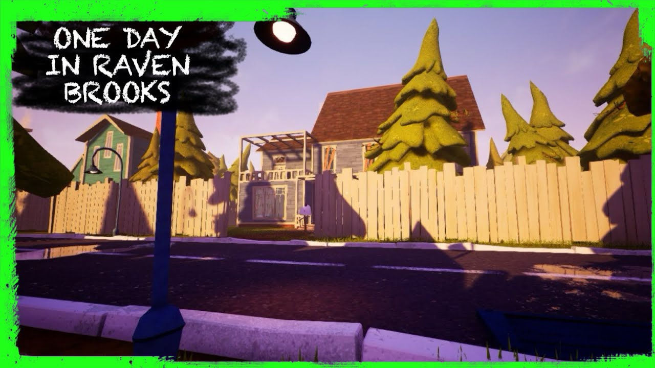 HELLO NEIGHBOR MOD KIT: ONE DAY IN RAVEN BROOKS [ALPHA 4.5] - YouTube