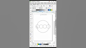 How to create an Umbrella icon in Corel Draw.