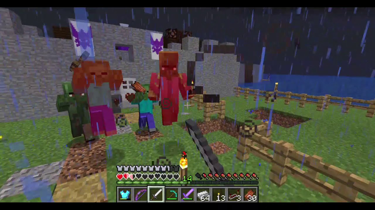 The Battle For Oak Haven - Minecraft Zombie Apocalypse Montage