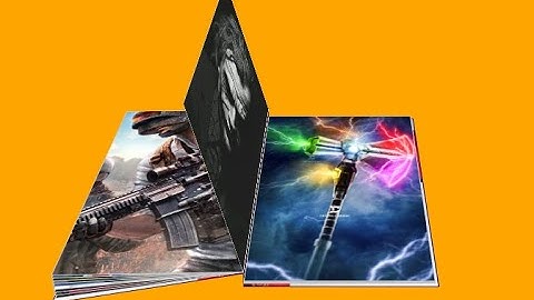 Book Flipping design with pure HTML and  CSS