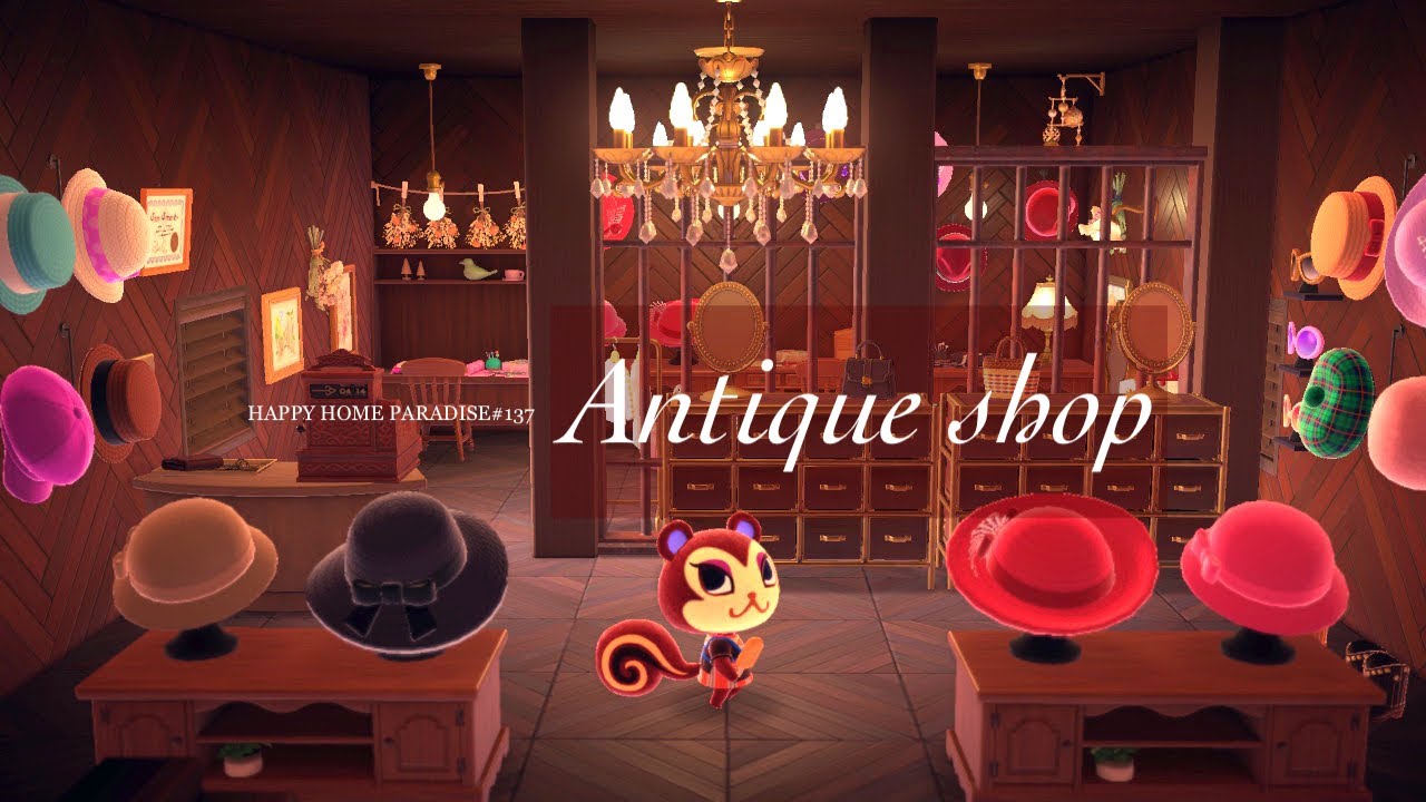 【あつ森】レベッカの別荘〜アンティークショップとお部屋〜｜ハッピーホームパラダイス＃１３７【ハピパラ】