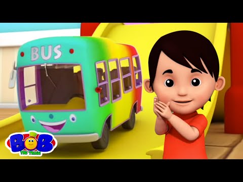 Колеса на автобусе детский сад песни и мультфильмы видео для детей