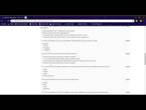 python data science week 3 nptel solution