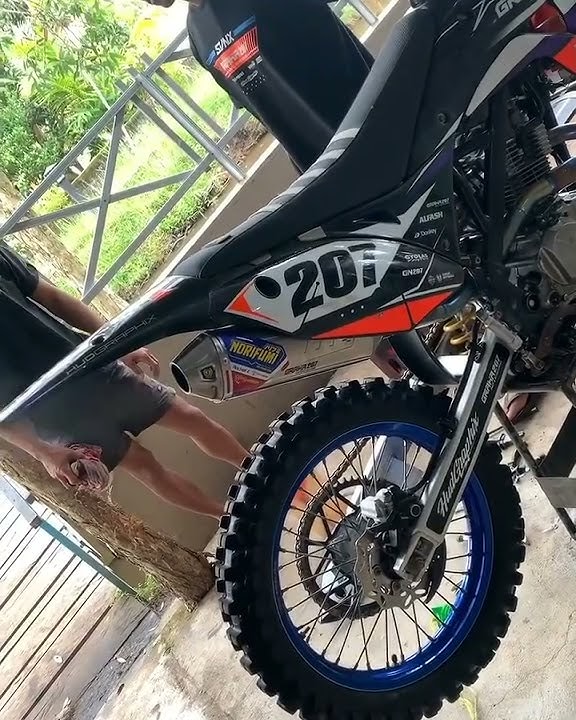 KLX GORDONS BORE UP || KNALPOT NORIFUMI ROCKET 4 TITANIUM