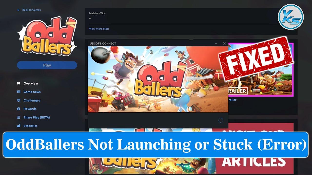 How To Fix OddBallers Launching The Game Failed, Black Screen, Not ...