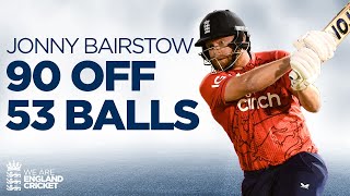 Smashed Out The Ground! | Jonny Bairstow Hits 90 off 53 Balls | England v South Africa 2022