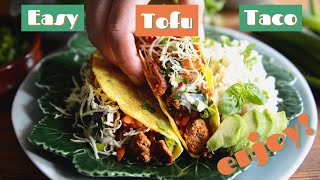 Easy tofu taco recipe - Quick low FODMAP dinner without onion or garlic screenshot 1