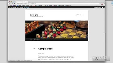 Pages: Wordpress 101 - Gordon Multimedia