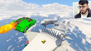 Mega Ramp in 100 Aeroplanes Challenge in GTA 5!
