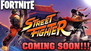 Fortnite X Street Fighter - CONFIRMED!!! (What Is Street Fighter???) - Coming Soon!!! (Ken & Ryu)