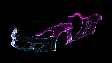 Lightwave 3D Particle Trace Holo Display Effect