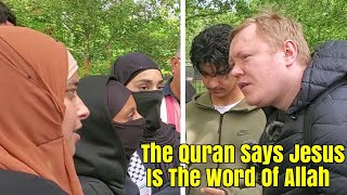 Speakers Corner -Muslim Ladies Learn That Jesus Was The Incarnate Word Of God - ft The Ice Man Chris