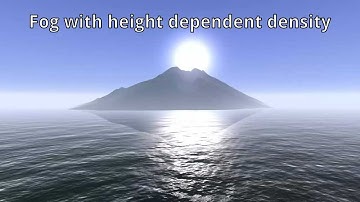 Terrain, Ocean and Fog Rendering using WebGL