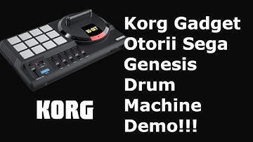 Korg Gadget Otorii Sega Genesis Drum Machine Demo!!! Should you buy a video game drum machine?