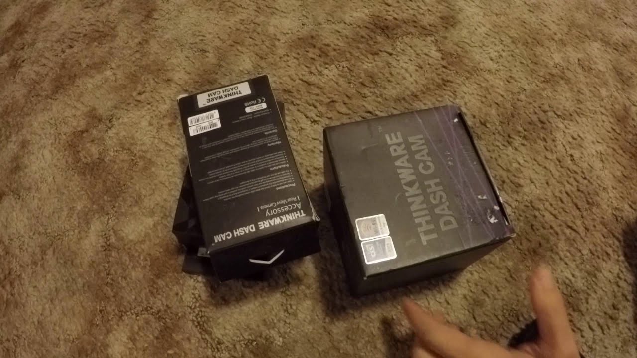 regularization Unboxing Video Thinkware Dash Cam F750 /with accessories.