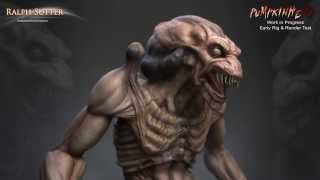 Pumpkinhead - 3D Model WIP - Rig & Render Test