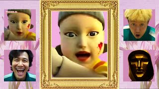 イカゲームジグソーパズル | フレーム内の主人公を探せ | 面白い歌のミーム screenshot 4