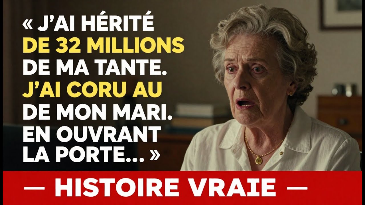 J’ai Hérité de 32 Millions de Ma Tante. J’ai Couru au Bureau de Mon Mari. En Ouvrant la Porte…