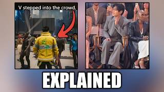 V stepped into the crowd meme explained News
