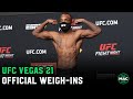 UFC Vegas 21: Leon Edwards vs. Belal Muhammad Official Weigh-Ins