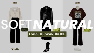 36 SOFT NATURAL OUTFIT IDEAS | Casual + Edgy Capsule Wardrobe for the Soft Natural Kibbe Type screenshot 5