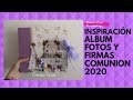 Álbum fotos y firmas scrap.  Nuevo modelo Comuniones 2020 :-)