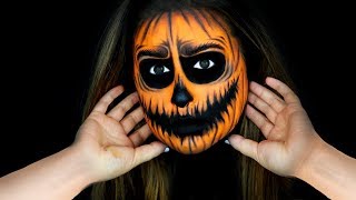 Creepy Jack-O-Lantern Halloween Makeup Tutorial | FLOATING HEAD!! | 31 Days of Halloween