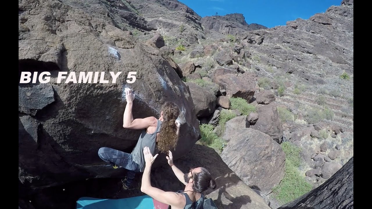 Mogán Bouldering. Big Family 5